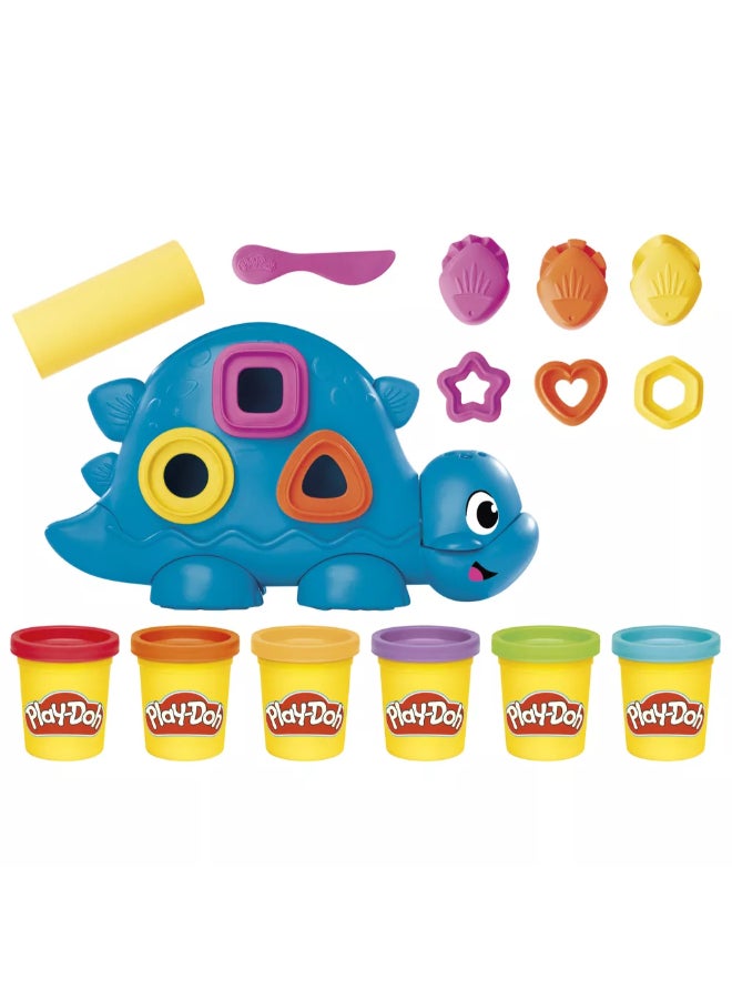 Play-Doh Shapes and Colors Dino Starter Dough Playset Multicolour 21.6 x 27.9 x 7.9 cm HPDG04915L0 - Image 2